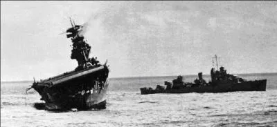 Une île américaine nommée AF par les japonais, plus d'eau potable sur cette île. Les japonais en perdirent 4, les américains 1. Cette bataille, à mi-distance, a été le point d'arrêt des japonais.
Quelle est cette bataille ?