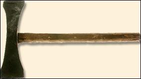 Un marteau utilis pour sculpter la pierre tendre porte le mme nom que la femelle d'un porc sauvage. Lequel ?