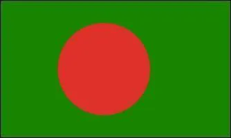 Quel pays proche de l'Inde porte ce drapeau ?