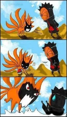 Ici, Tobi croit que Kyubi est comme...