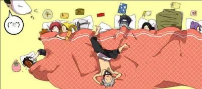 Dans le grand lit de l'Akatsuki, qui dort  l'envers ?