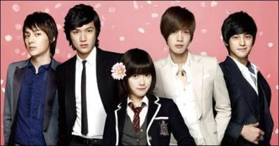 Une fille pauvre a pu affronter les Flowers 4 (Les plus beaux et riches mecs de l'cole Shinhwa) et tombe enfin amoureuse du leader des f4 ! De quelle srie s'agit-il ?