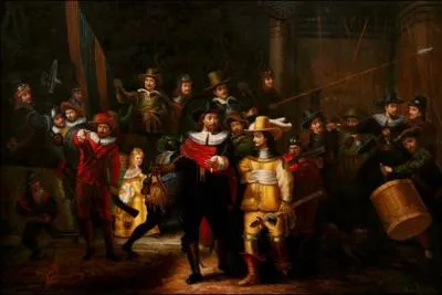 Quel peintre, considr comme un des plus importants de l'cole hollandaise du 17e sicle, a ralis  Ronde de nuit  en 1642 ?