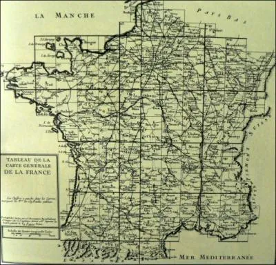 Quel est le nom de famille des savants qui dessinrent la premire carte de France au 1 : 86 400 ?