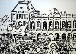 Quelle ville traverse Tintin et Milou dans le train qui les ramne  Bruxelles dans  Tintin au Pays des Soviets  ?