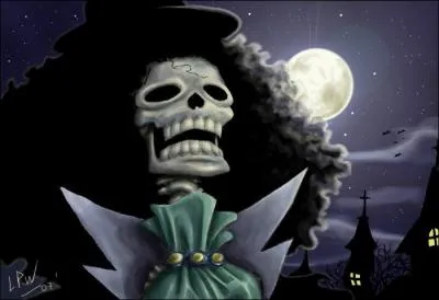 Avec quelle technique Brook tue-t-il une araignée-singe sur Thriller Bark ?