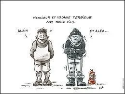 Compltez l'expression populaire suivante :  Mon nouveau voisin porte un nom  ... dehors.  