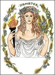 Dans la mythologie grecque, Dmter est  de Zeus.