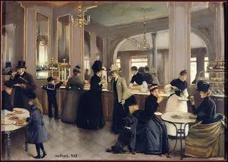 Quel peintre, connu pour ses reprsentations de la vie parisienne et bourgeoise, galement portraitiste, a ralis  La patisserie Gloppe, avenue des Champs-Elyses  ?
