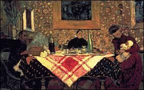 A quel peintre français, fondateur du mouvement nabi, doit-on ce  Déjeuner de famille  réalisé en 1899 ?