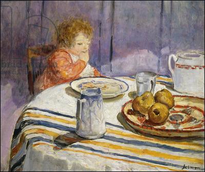 A quel peintre post-impressionniste français doit-on  Le petit déjeuner  ?