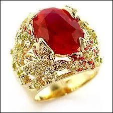 Que symbolise le rubis quand on l'offre  quelqu'un ?