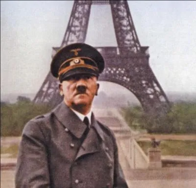 Pour terminer, cette photo d'Adolphe Hitler...