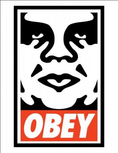 Quel artiste amricain, srigraphe, fresquiste et illustrateur, a cr l'autocollant  Andr the Giant Has a Posse  ? Cela a donn la campagne Obey Giant.