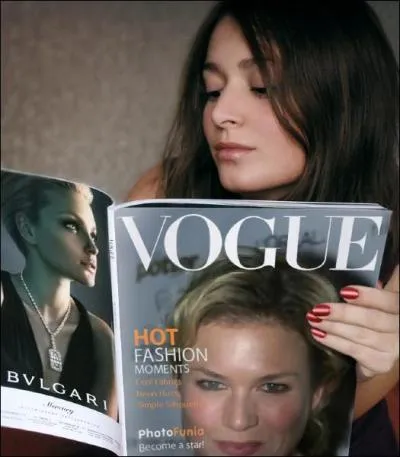 En couverture de Vogue !