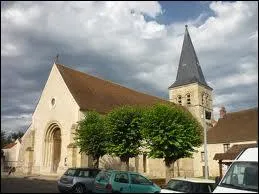 Voici l'glise de Crespires (Ile-de-France). La commune se situe dans le dpartement n...