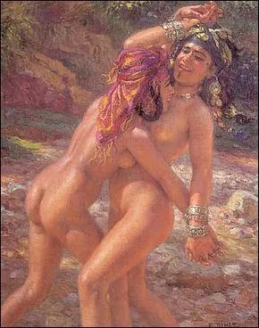 Ce tableau a t peint par un artiste franais converti  l'Islam,  les amoureux . qui est ce peintre ?