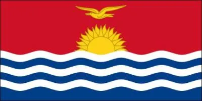 C'est le drapeau des Kiribati :