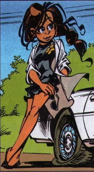 Comment se nomme cette jeune brune dessine par Tome et Janry, fille d'un capo dont elle n'apprcie pas les mthodes et, bien que portant le nom de famille de ce dernier, est appele autrement et applique ses propres mthodes de  travail  ?