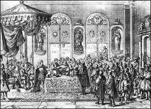 Les protestants de France forment un tat dans l'Etat, ils ont leurs assembles politiques, une organisation territoriale et leurs places-fortes militaires, leur capitale est La Rochelle qui est depuis un demi-sicle affranchie de l'autorit royale. Quel dit sign le 13 avril 1598 permet cette tolrance ?