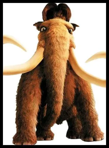 Comment s'appelle le mammouth dans  L'ge de glace  ?