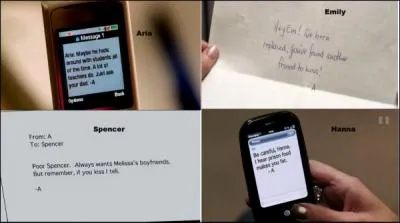 Comment reoivent-elles les premiers messages de menace ?