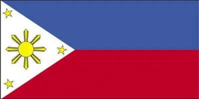 Quelle particularit possde le drapeau des Philippines?