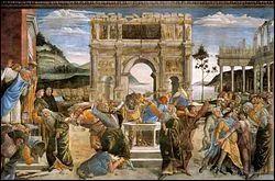 Le titre de ce tableau se termine par  ... des rebelles  ! Comment commence-t-il ?