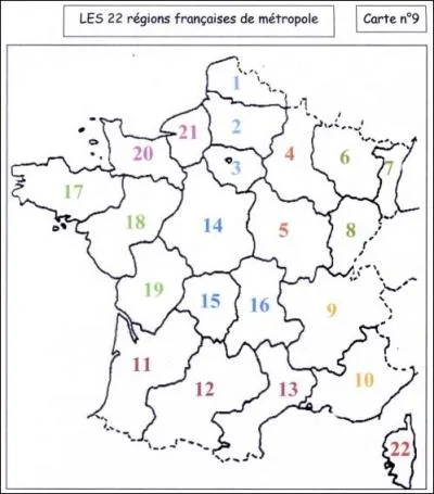 Sur celle-ci, la rgion qui porte le numro 10 est appele...