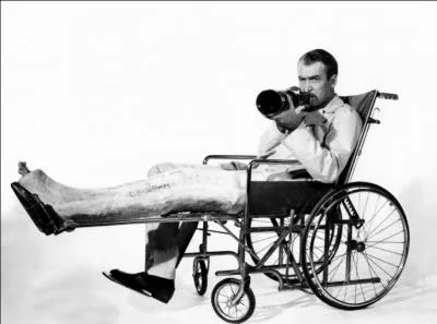 Jeff, reporter photographe, s'est cass une jambe. Immobilis dans un fauteuil il observe ses voisins avec une lunette trs perfectionne.