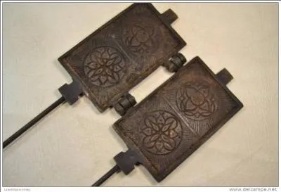 Mettez la prparation dans un gaufrier rond ou rectangulaire dont le dcor se compose de figures gomtriques, de fleurs finement graves. Une fois cuites, prsentez les fines gaufrettes roules. Quel nom portent-elles dans le sud-ouest ?