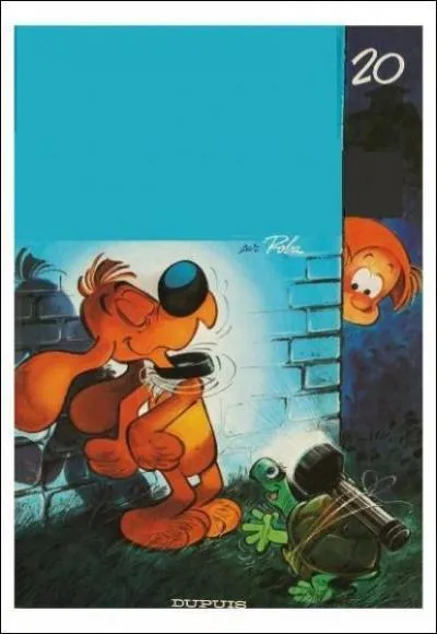 Comment se prnomme le chien de cette Bande Dessine ?