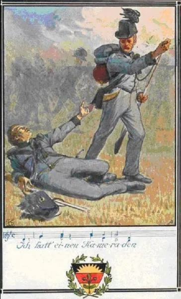 C'est, probablement, un des plus anciens chants de soldats encore interprété. Il est dédié aux camarades de combats, morts pour leur pays. C'est un chant allemand repris en France après la 2e Guerre Mondiale. Son origine se situe pendant les batailles napoléoniennes. Quel est ce chant ?