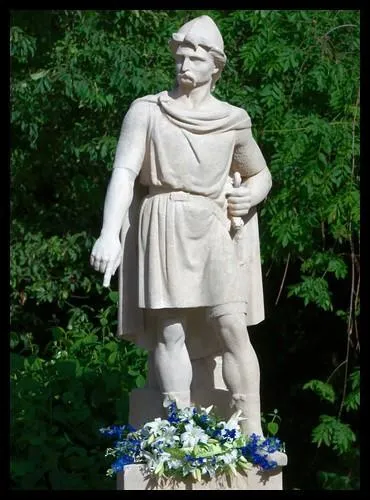 Comment s'appelait le chef des Normands avec qui il a alors ngoci ?