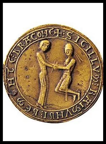 Voici un sceau de vassalit. Mais qu'est-ce qu'un sceau ?