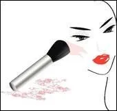 Poudre qui modifie la couleur la peau.