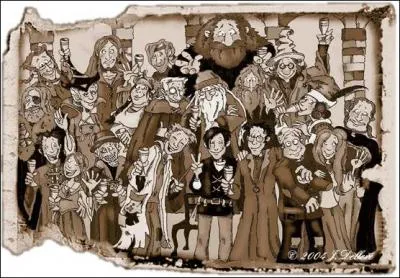 Que forment les personnages sur cette image ?