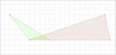 La surface verte est plus petite que la brune. Mais combien de fois ?