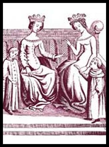 Au Moyen Âge, on entre dans la classe des nobles uniquement par la naissance (en naissant de deux parents nobles).
