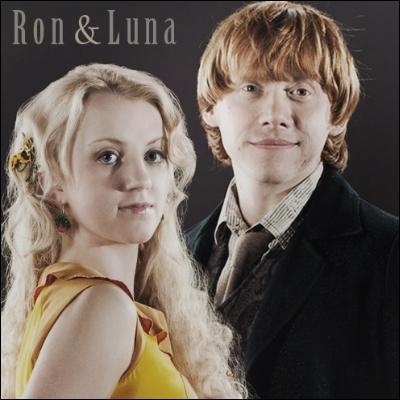 Vous apercevez le bout du tunnel. Un peu de génétique. Si Ron fait un enfant avec Luna (soyons fous), de quelle couleur seront les cheveux des enfants ?