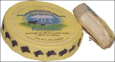 Le Pied-De-Vent est un fromage clbre des les de la Madeleine... Voici son logo clbre. Mais qu'est-ce qu'un pied-de-vent ?