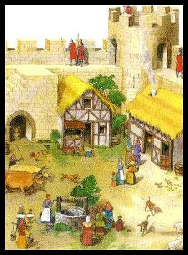 La basse-cour est une cour extrieure protge par les murailles d'un chteau. Quelle est la seule chose  laquelle elle ne servait pas ordinairement ?