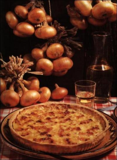 De quelle rgion est ce plat: : La tarte aux oignons