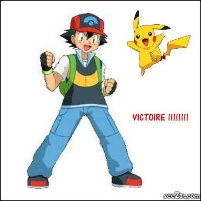 Combien de matchs Sacha remporta-t-il  la ligue de Sinnoh ?