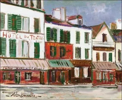 Il a peint la butte Montmartre de ses dbuts jusqu' la fin de sa vie. Ce peintre ralise en 1936  Le restaurant de la mre Catherine ...