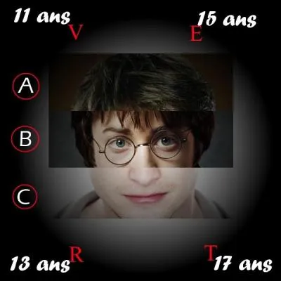 Quel ge a Harry sur la partie B de l'image ?