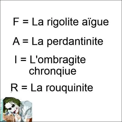 Quel est le nom de la maladie invente par Luna ?
