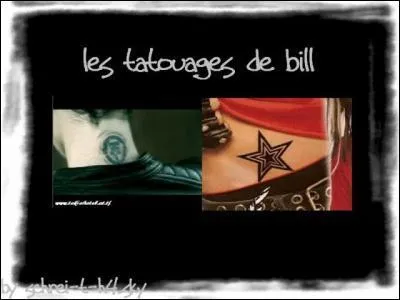 Combien Bill a-t-il de tatouages ?
