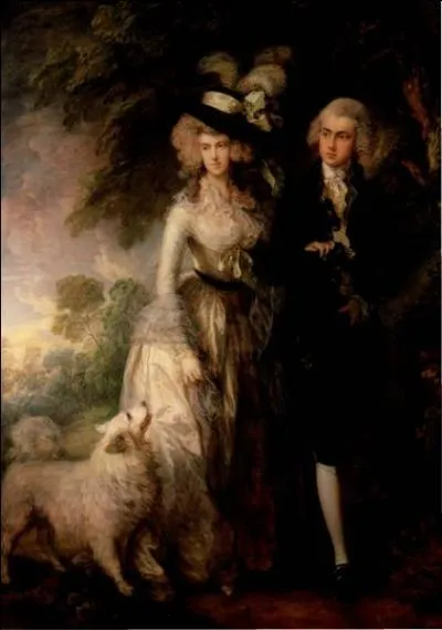 Quel clbre peintre anglais du 18e sicle a peint cette  Promenade matinale , en 1785 ?