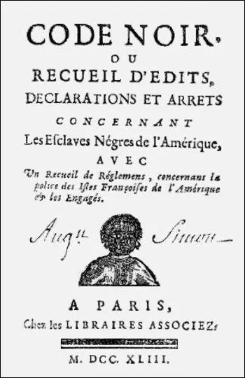 De quand date le Code noir ?